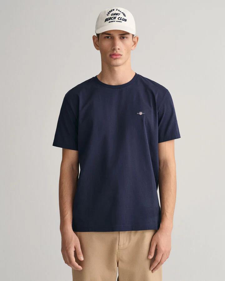 Gant Mens Original Fit Short Sleeve Tee Navy 158