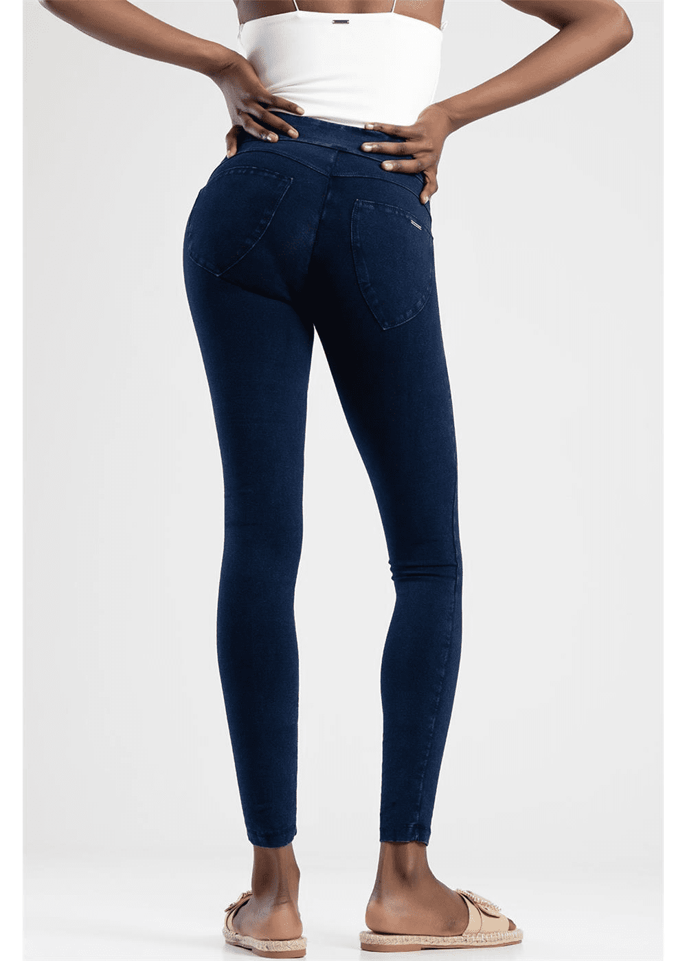 Sissy Boy Womens Peaches Sculpt Knit Shaper Jegging Indigo