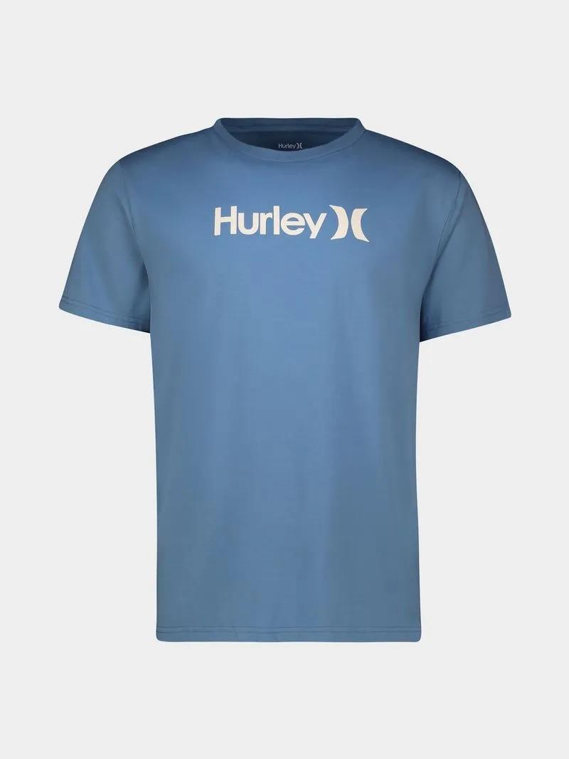 Hurley Mens Evd Wsh Core Oao Solid Short Sleeve Tee Elemental Blue