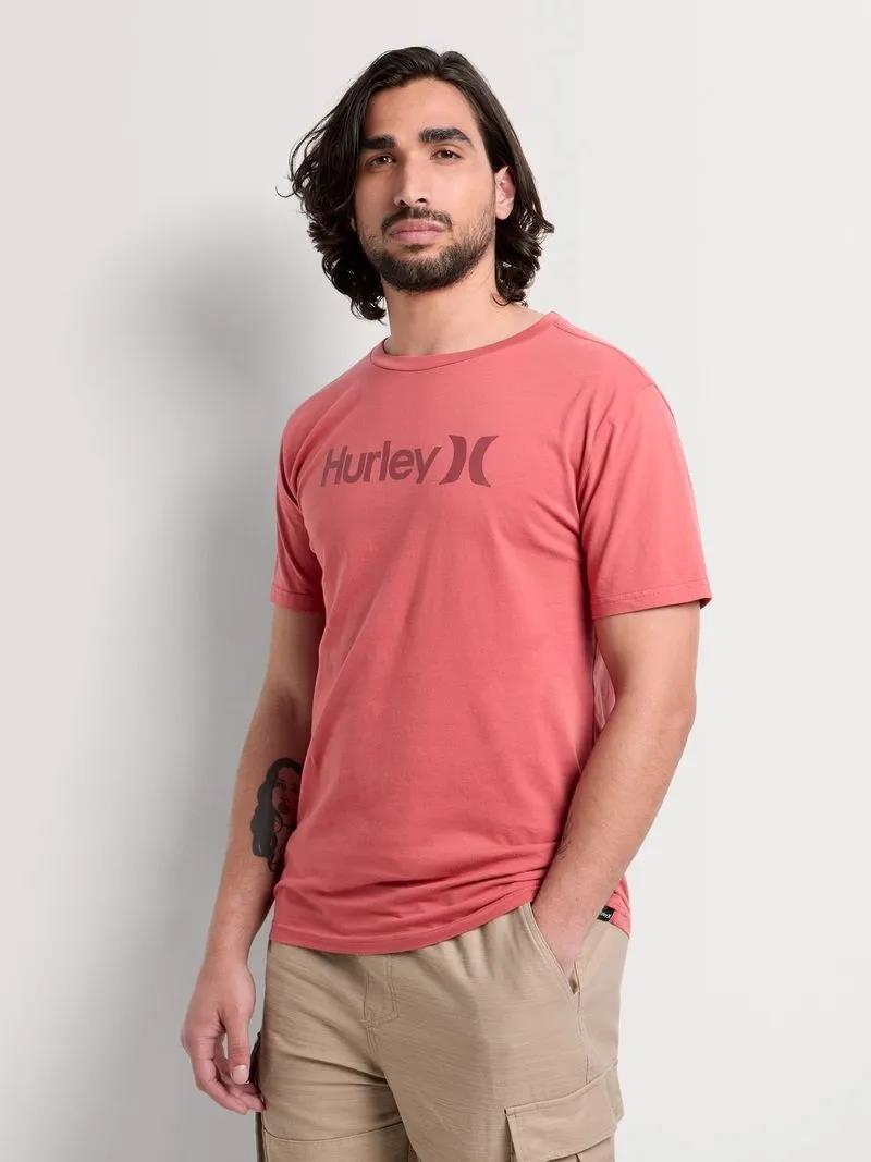 Hurley Mens One And Only Short Sleeve Tee Astro Dust