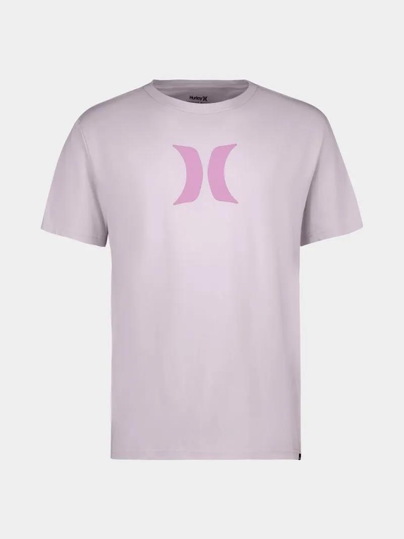 Hurley Mens Icon Core Short Sleeve Digital Lavender