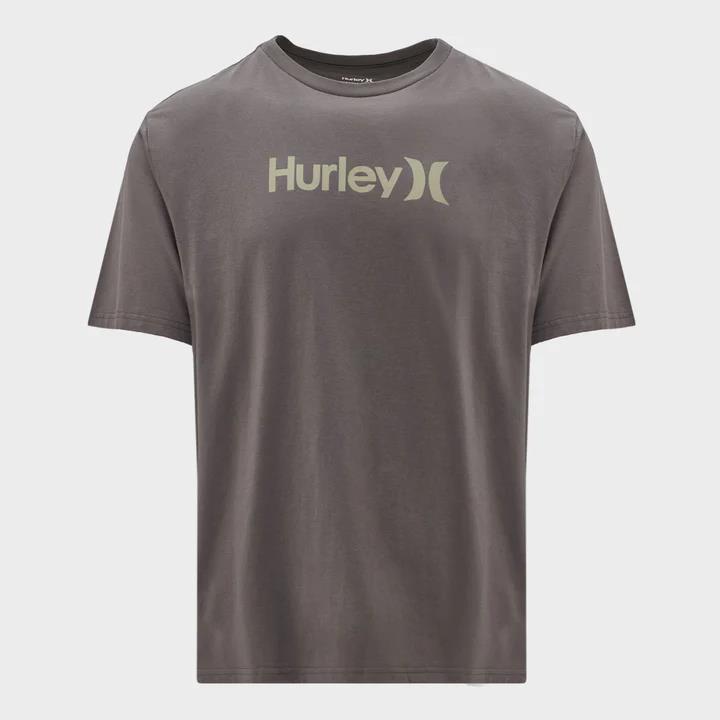 Hurley Mens One And Only Short Sleeve Tee Charcoal