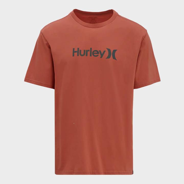 Hurley Mens One And Only Short Sleeve Tee Saopnut