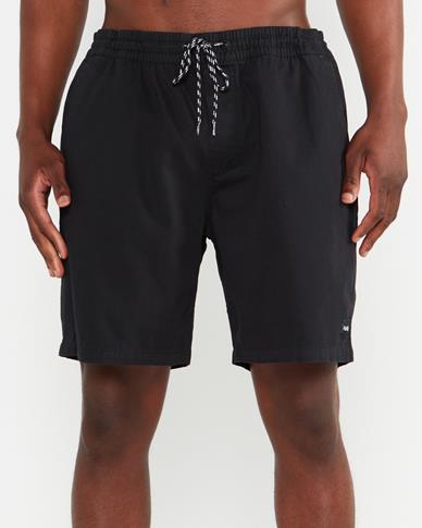 Hurley Mens Pleasure Point Volley Short 18 H010 Black