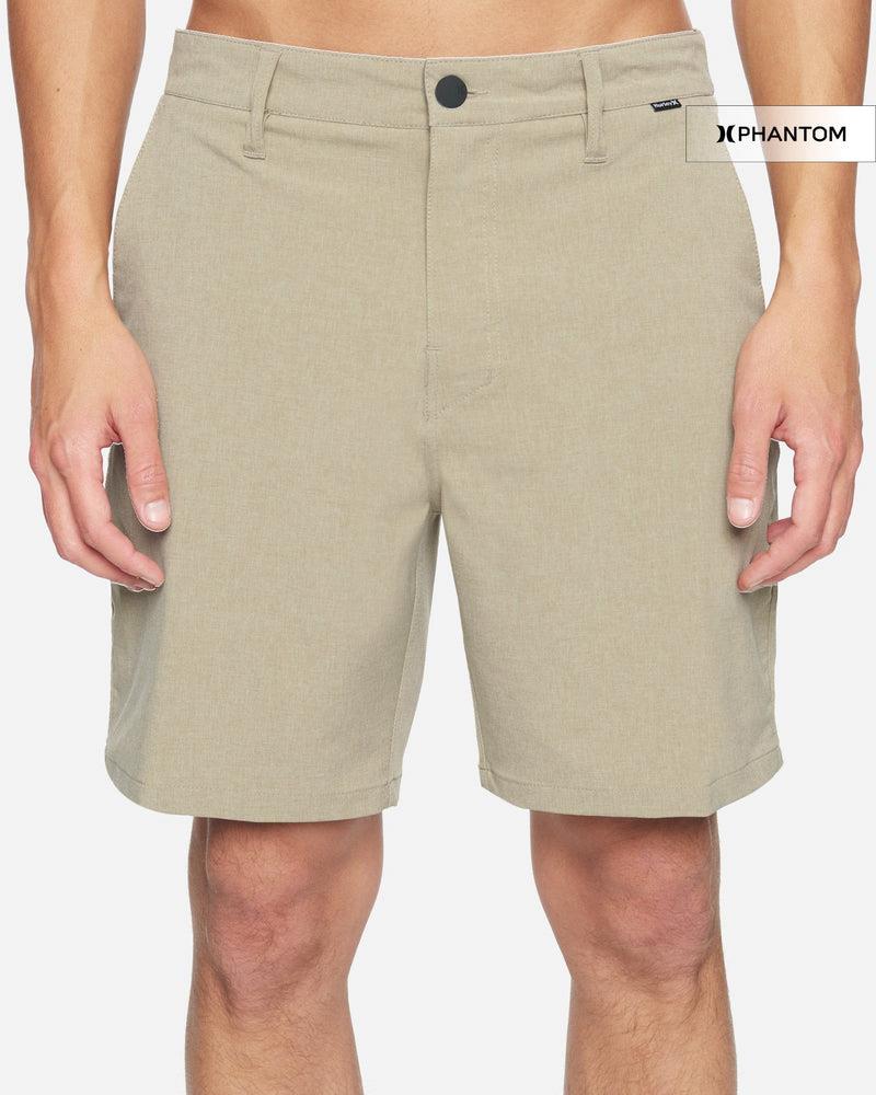 Hurley Mens Phantom 18″ Walkshorts Khaki                                                    >166-469