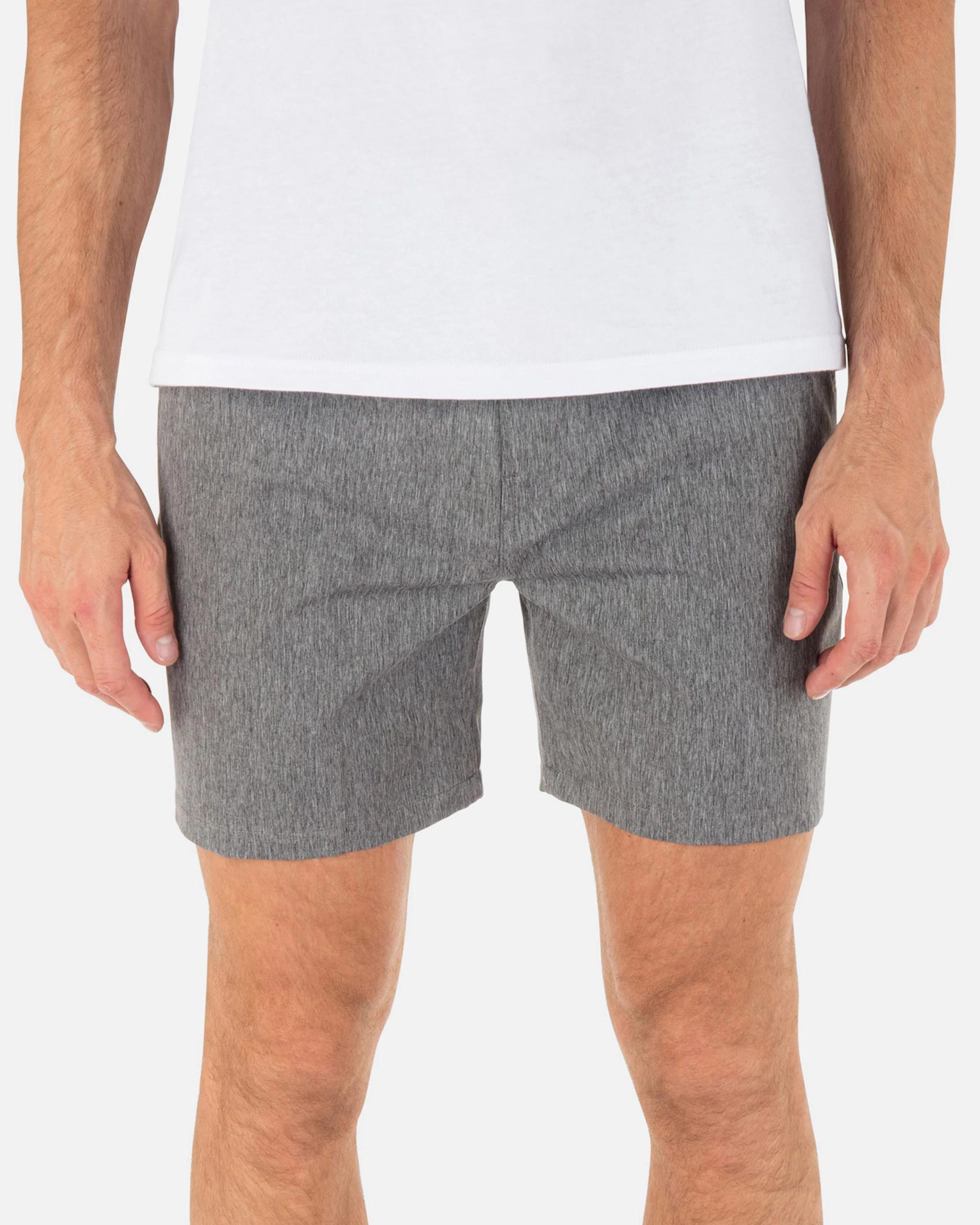 Hurley Mens Phantom Heather 18″ Walkshorts Black Heather