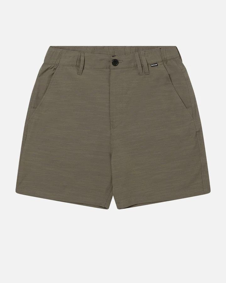 Hurley Mens Phantom Slub 3/4 Waistband 18 Walkshorts H201 Olive