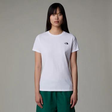 The North Face Womens Simple Dome Short Sleeve Tee White