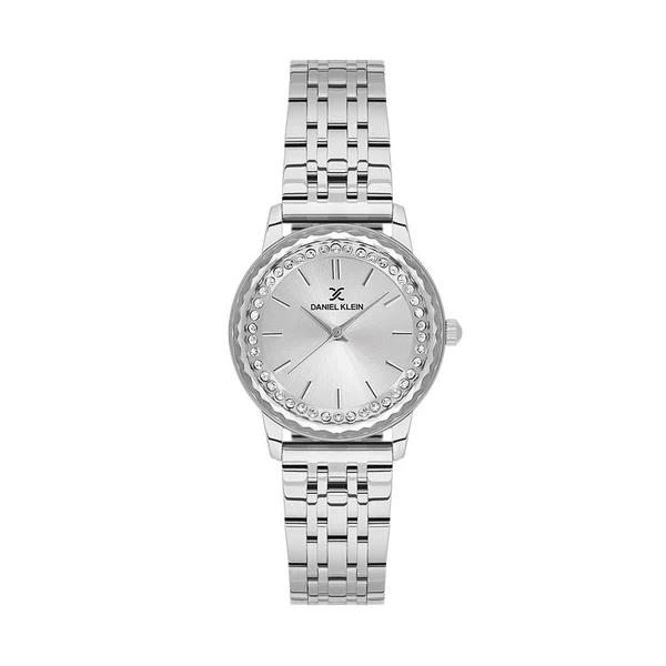 Daniel Klein Womens Watch Silver Bracelet