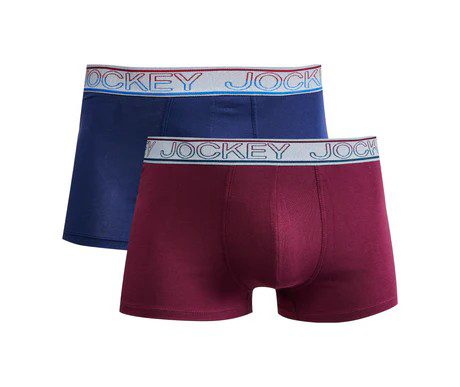 Jockey Mens New Gen Pouch Trunk Plain 2 Pack