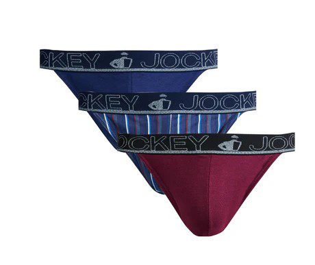 Jockey Mens Tanga Stripe 3 Pack