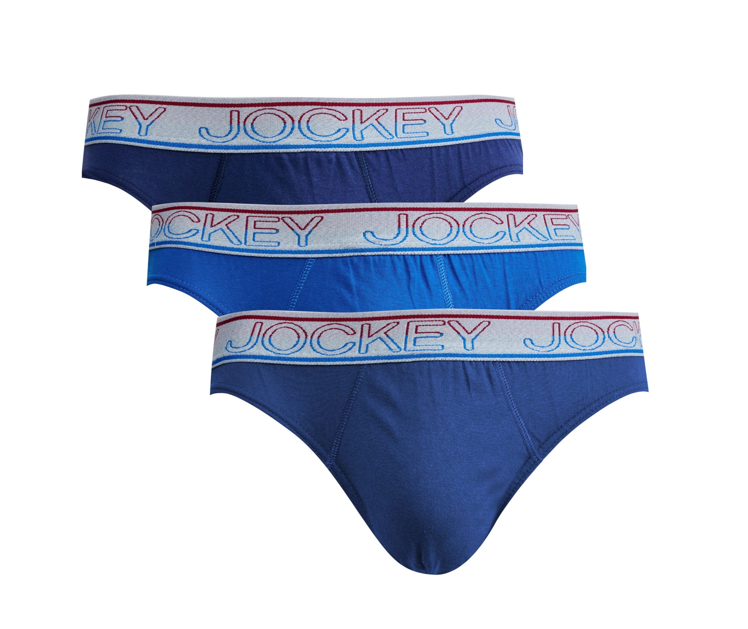 Jockey Mens New Gene Brief Plain Classic 3Pk