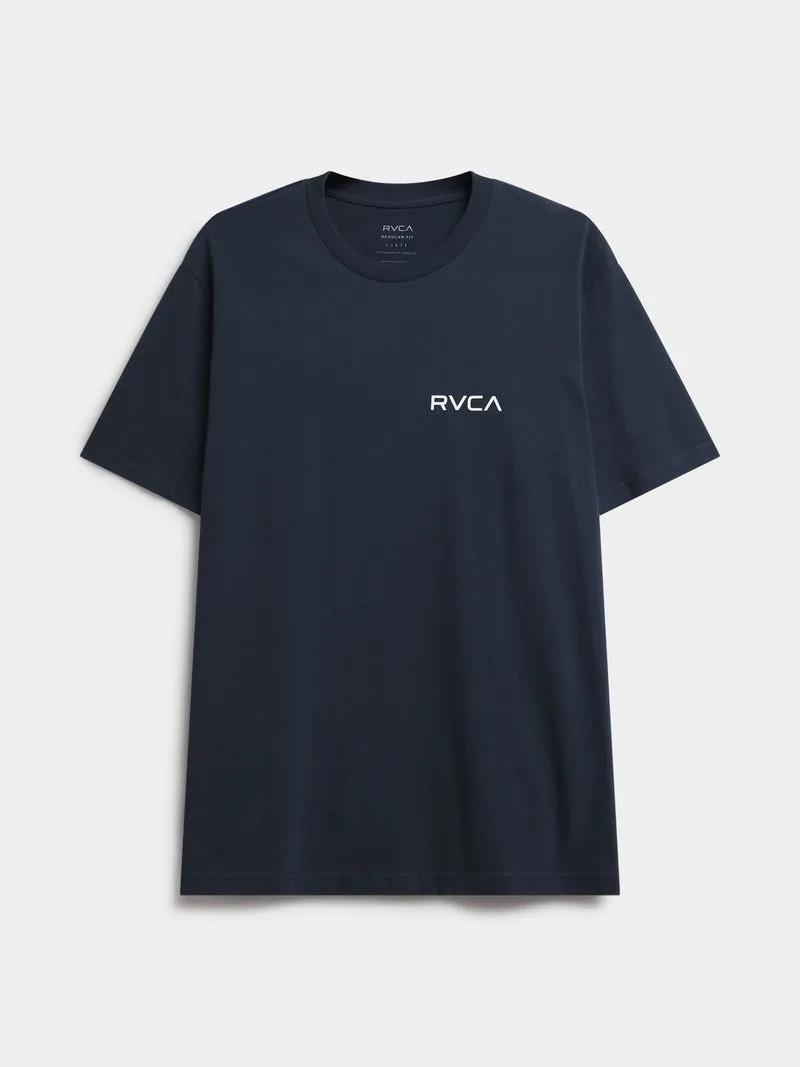 Rvca Mens Small Rvca Essential Short Sleeve Tee Black