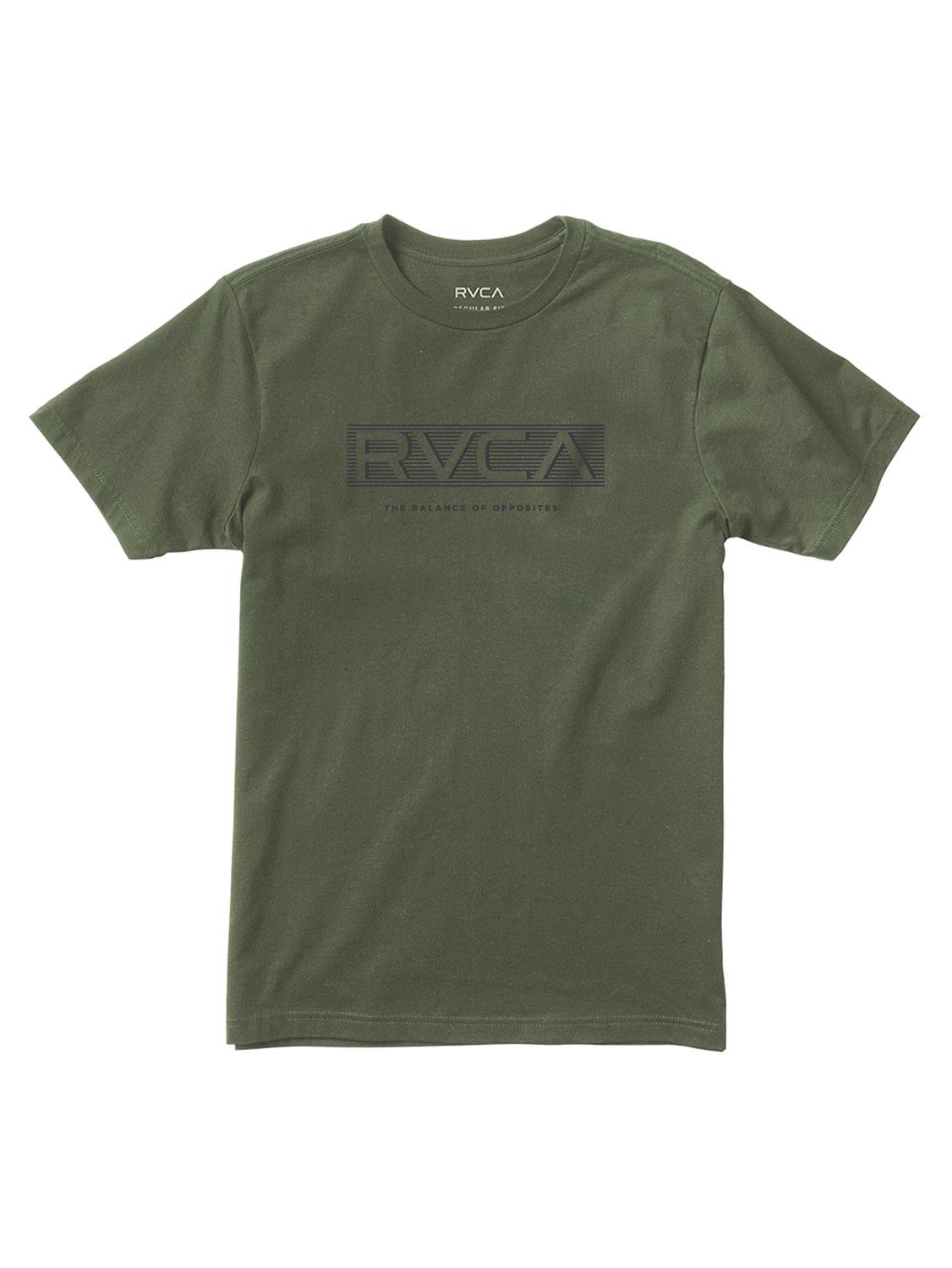 Rvca Mens Sprints Short Sleeve Tee Olive