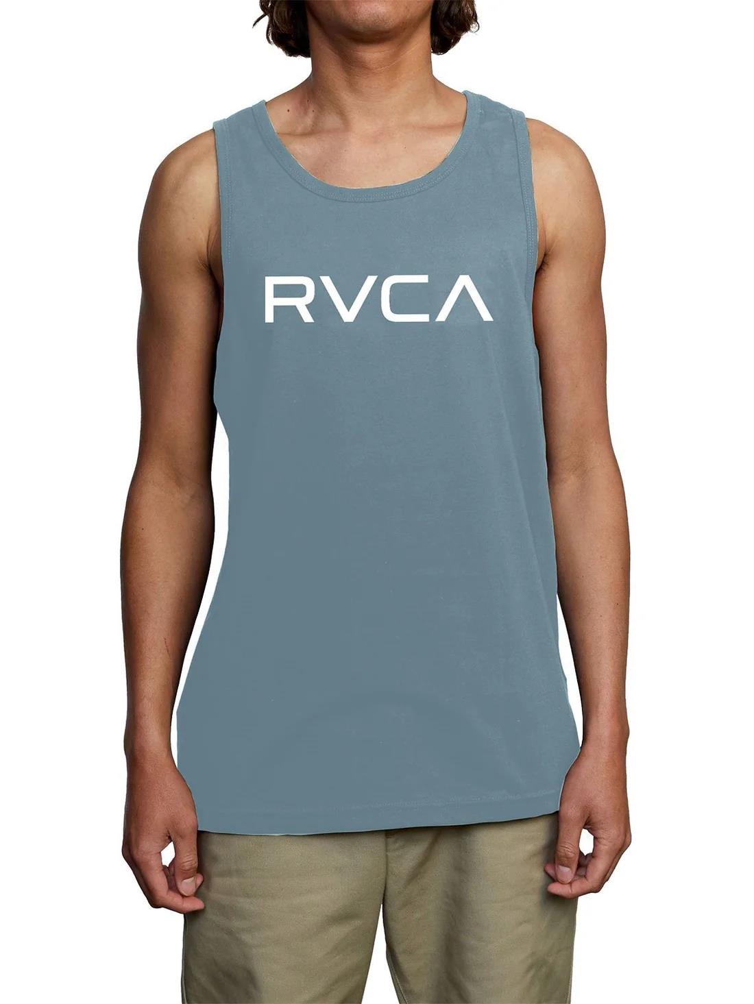 Rvca Mens Big Rvca Vest Vintage Navy