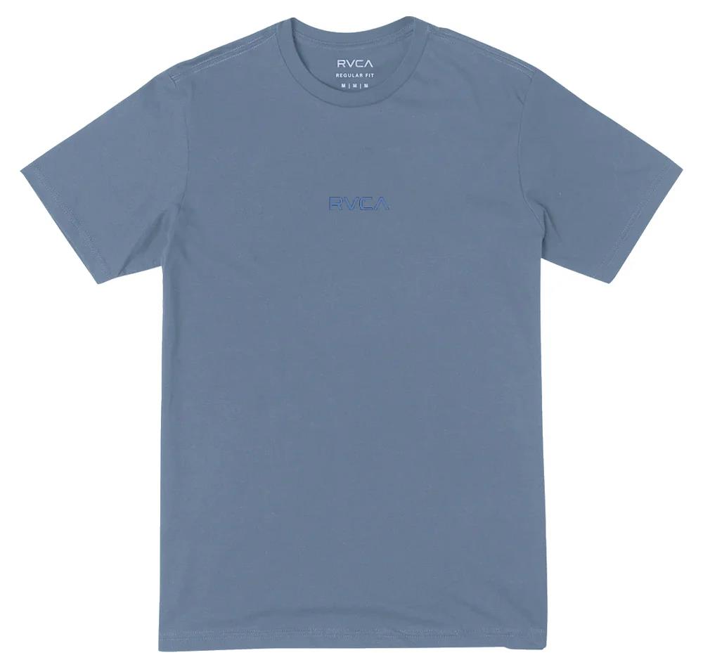 Rvca Mens Small Rvca Short Sleeve Tee Vintage Navy