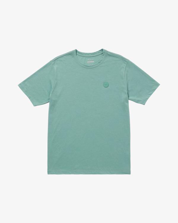 Rvca Mens Va Circle Icon Tee Dark Denim