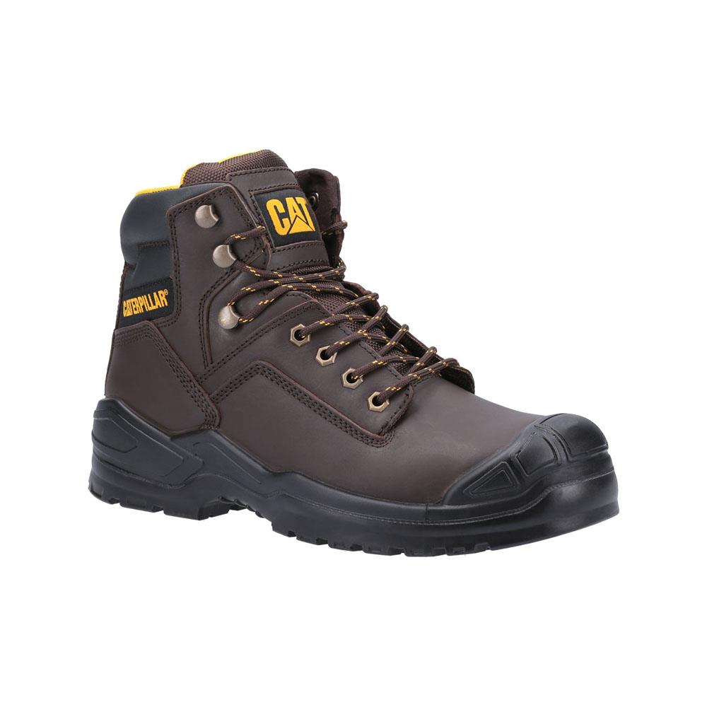 Caterpillar Striver Bump Astm Steel Toe Boot Brown