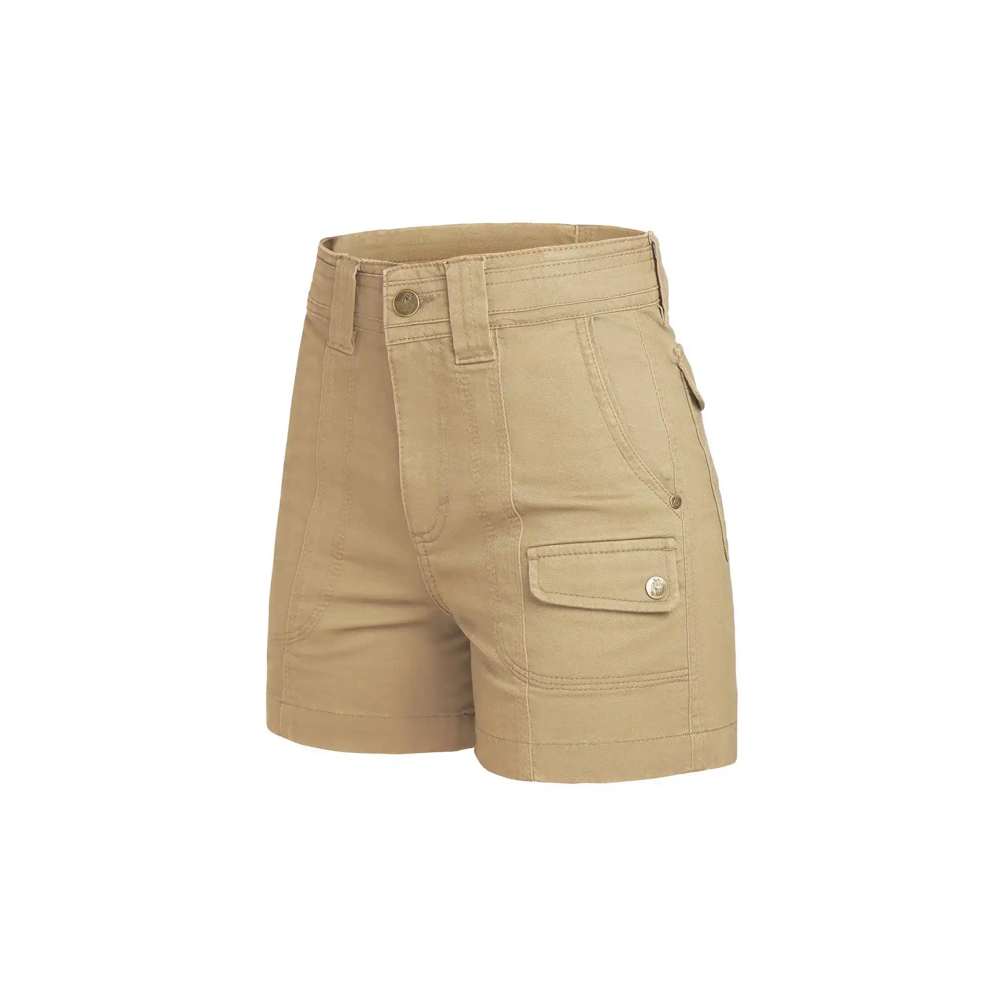 Boerboel Womens Dkw Shorts Khaki