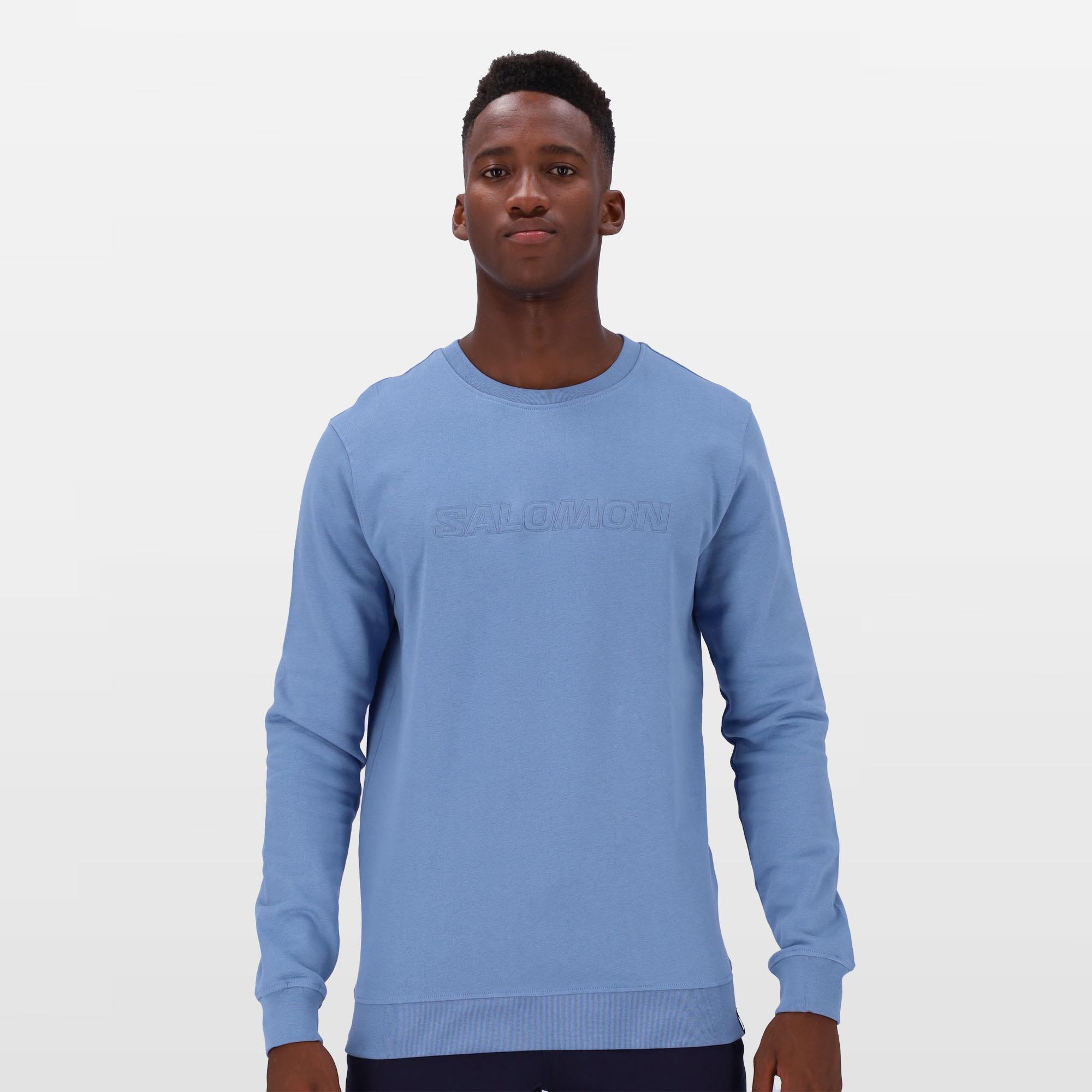 Salomon Mens Core Crew Fleece Sweater Quiet Harbour