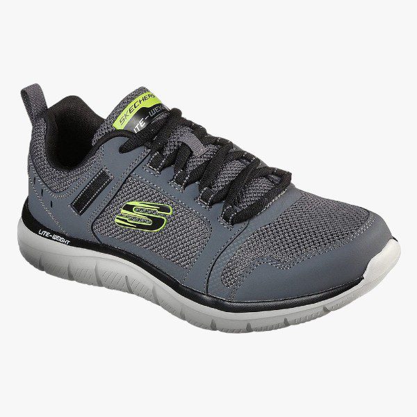 Skechers Mens Sport Track Knockhill Charcoal Black