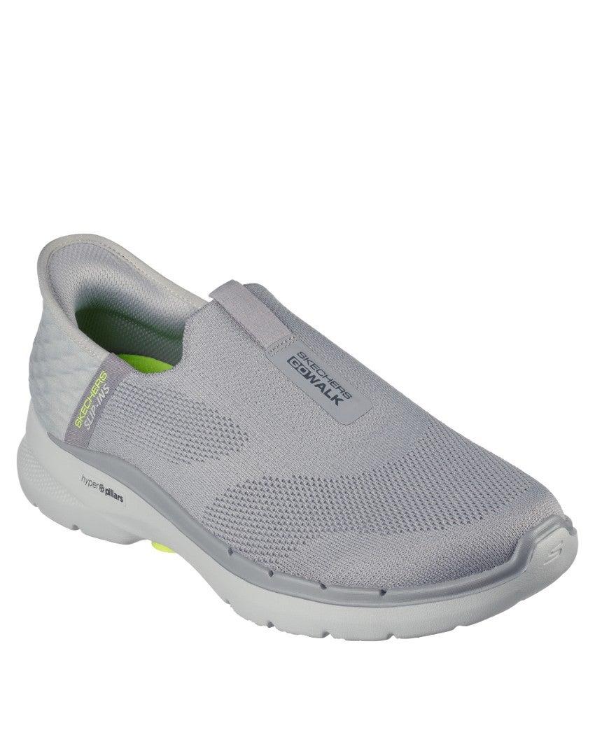Skechers Mens Go Walk 6 Easy On Shoe Gray