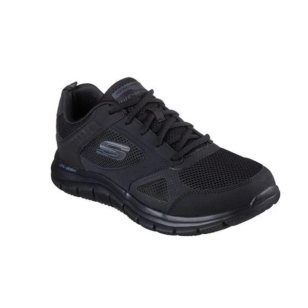 Skechers Mens Sport Track Sneaker Black