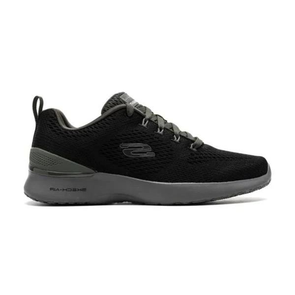 Skechers Mens Skech Air Dynamite Sneaker Black Olive
