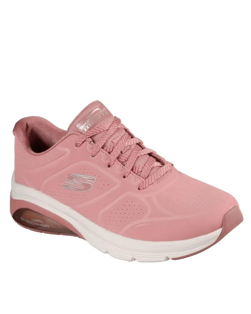 Skechers Womens Skech Air Extreme 2.0 Sneaker Rose