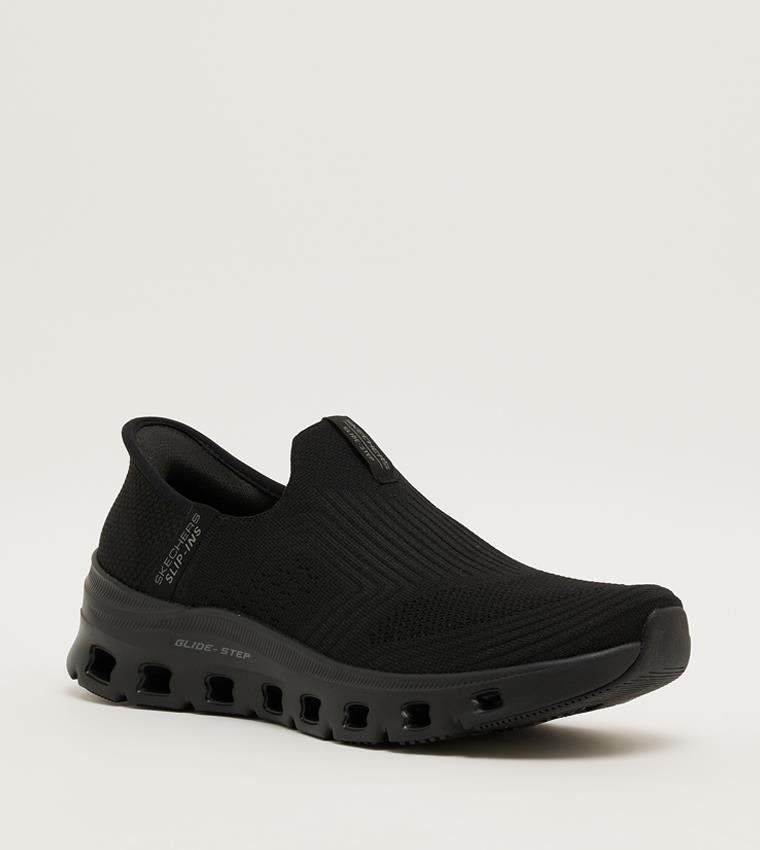 Skechers Womens Glide Step Sneaker Black