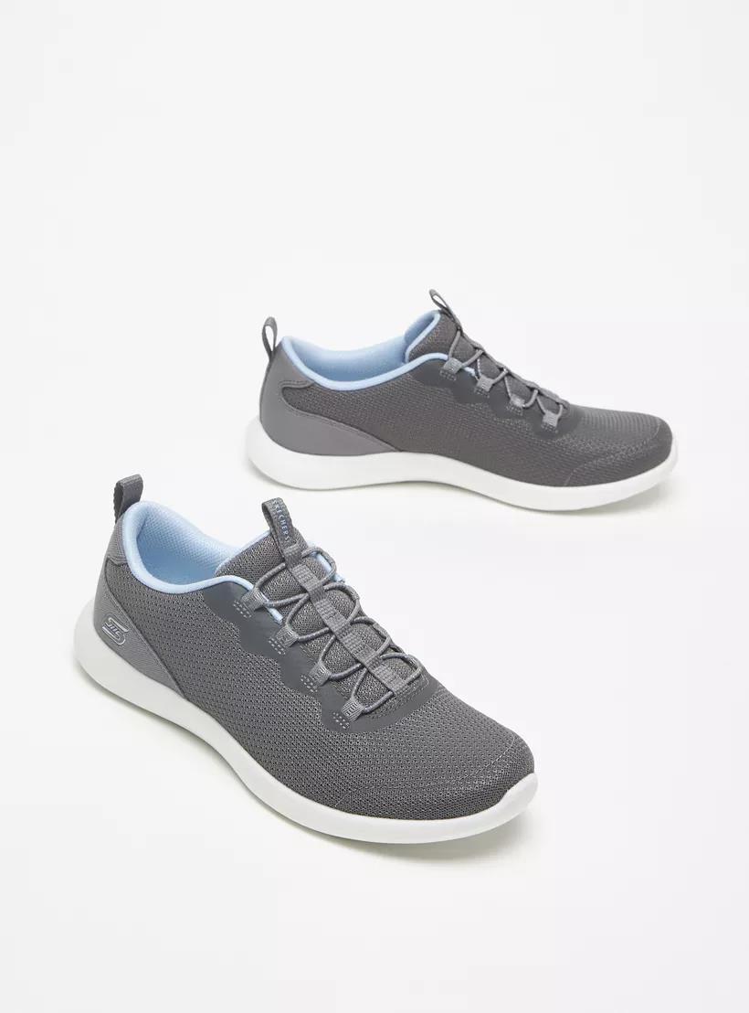 Skechers Womens Airy Foam Sneaker Charcoal