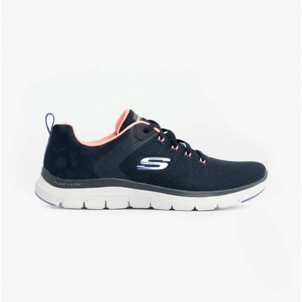 Skechers Womens Flex Appeal 4.0 Sneakers Navy Mint