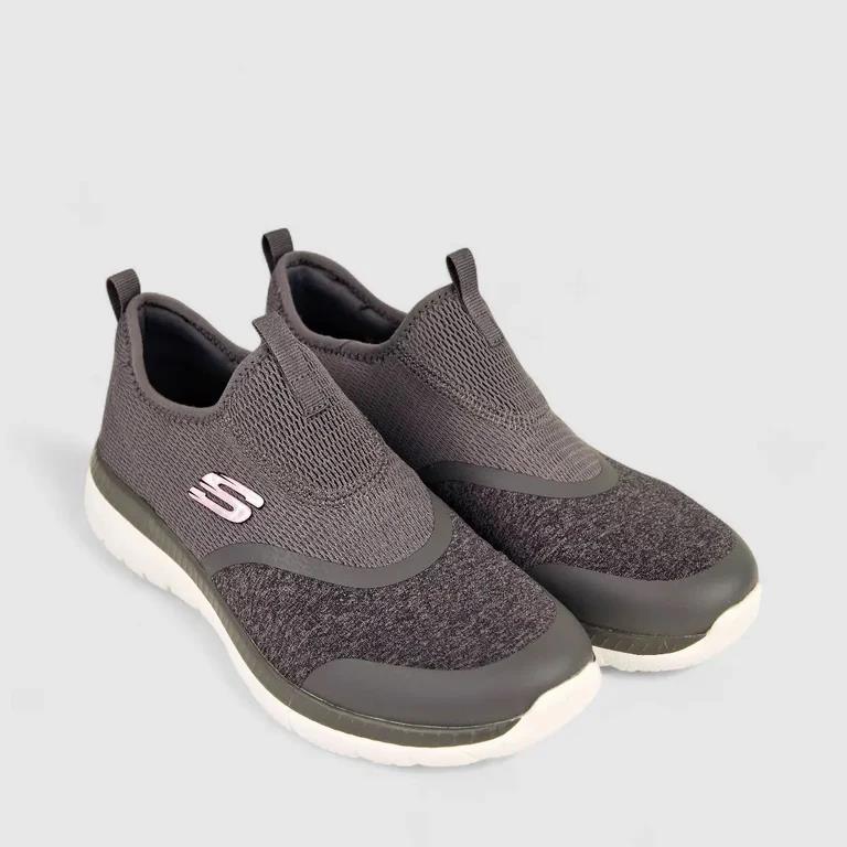 Skechers Womens Bountiful Sneaker Gray