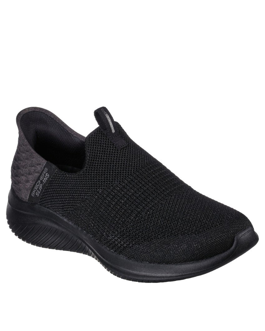 Skechers Womens Ultra Flex Smooth Slip On Shoe Black