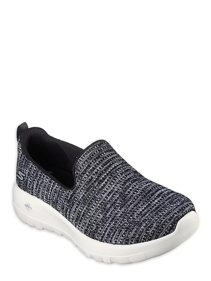 Skechers Womens Go Walk Joy Shoe Black Grey Mel