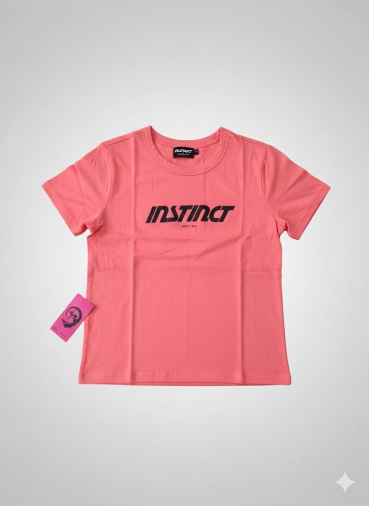 Instinct Womens Logo Short Sleeve Tee Coral