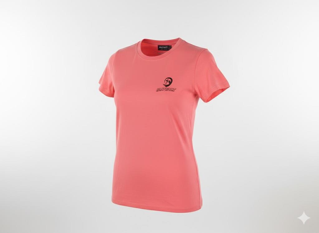 Instinct Womens Logo Short Sleeve Tee Coral