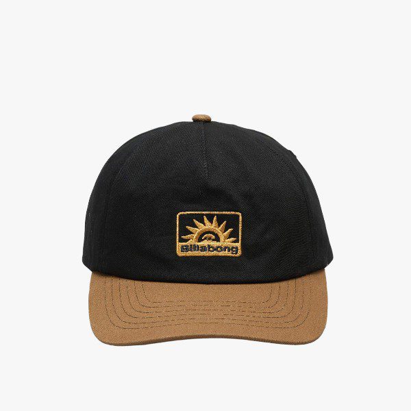 Billabong Mens Daily Snapback Cap Black Brown