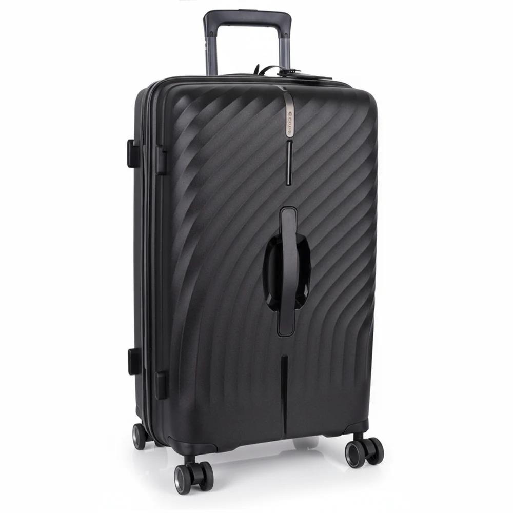 Cellini Xpedition Medium Trolley Trunk Black