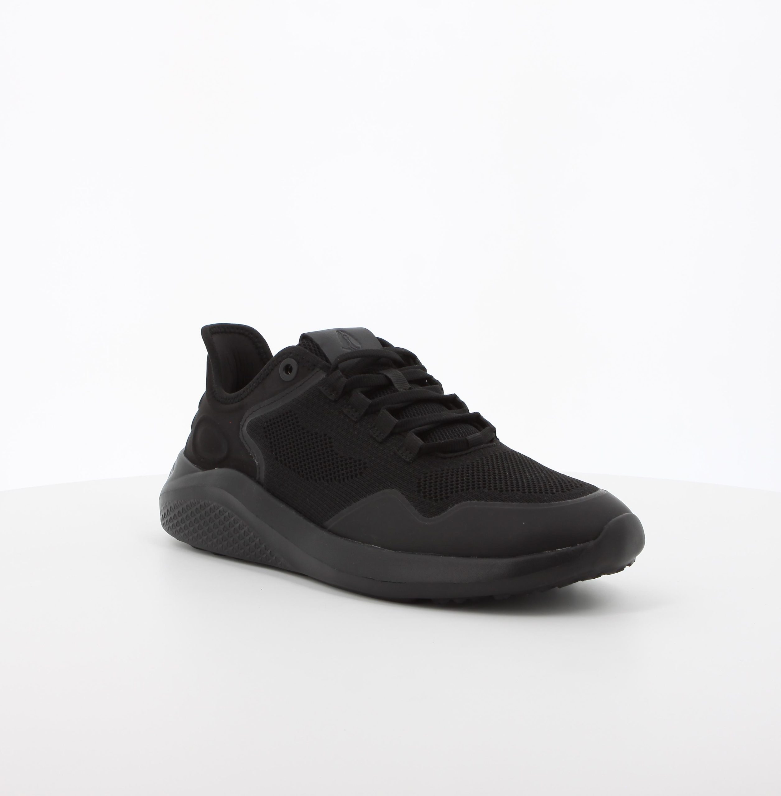 Hush Puppies Mens Kickz Sneaker Mesh Black