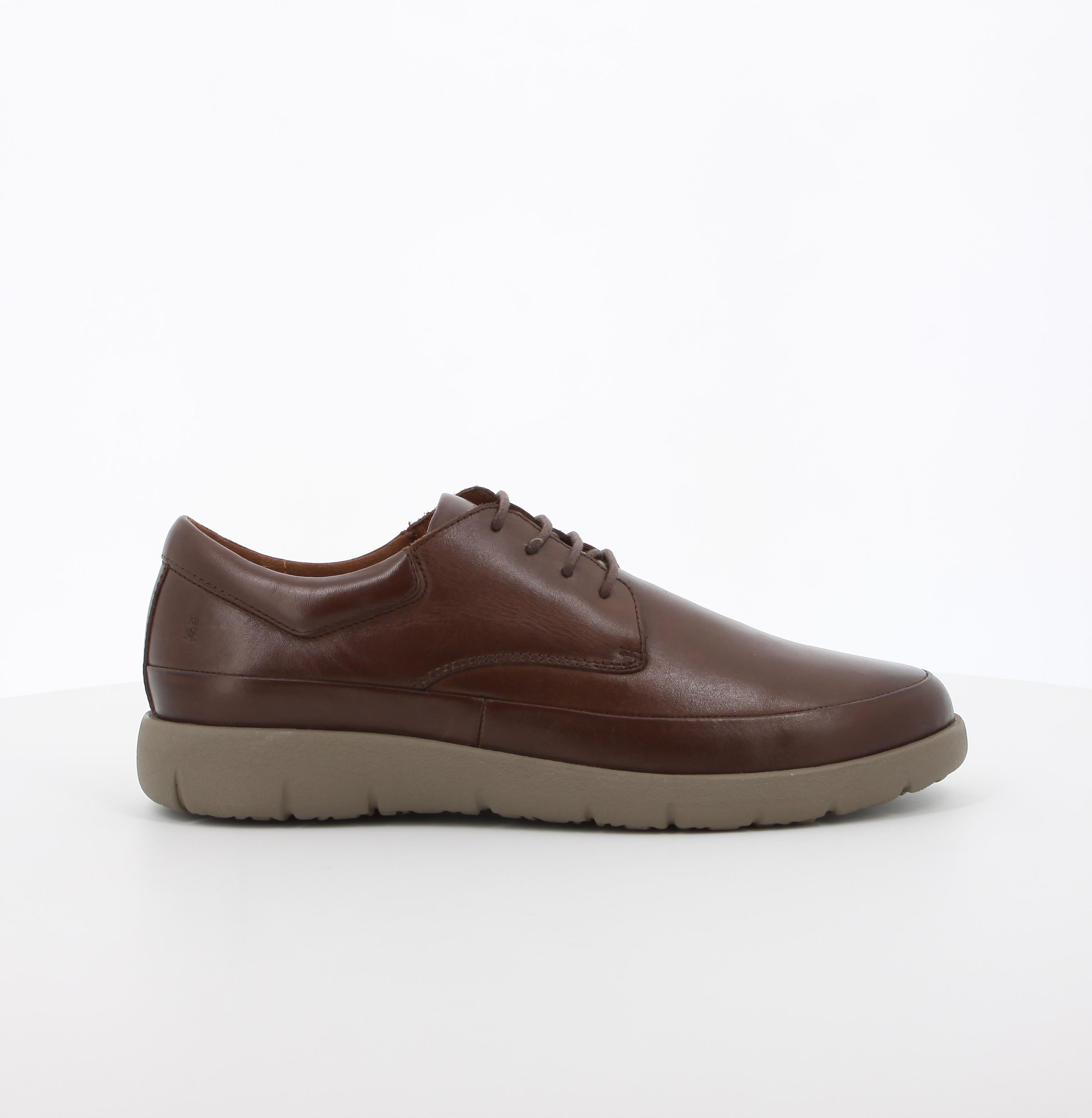 Hush Puppies Mens Stewart Lace Up Shoe Leather Sand