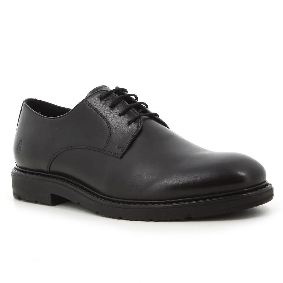Hush Puppies Mens Talon Cow Leather Shoe Black