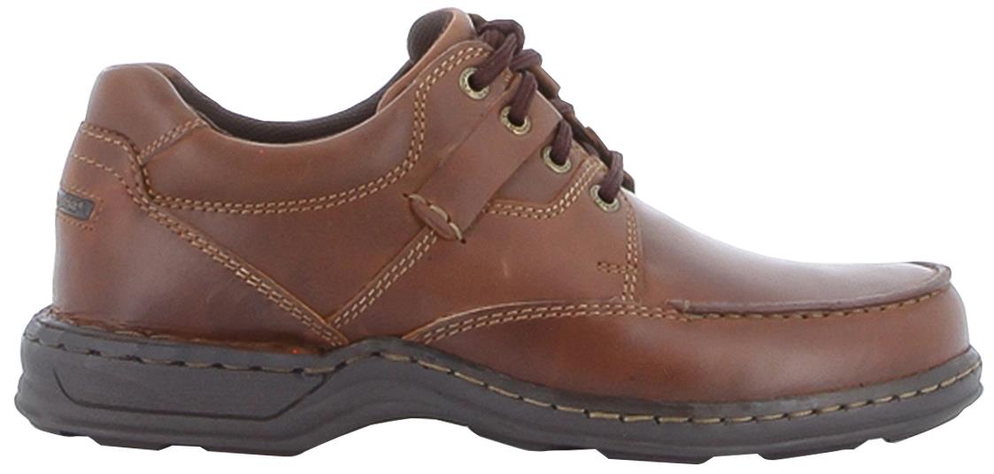 Hush Puppies Mens Randall Ii Leather Chestnut