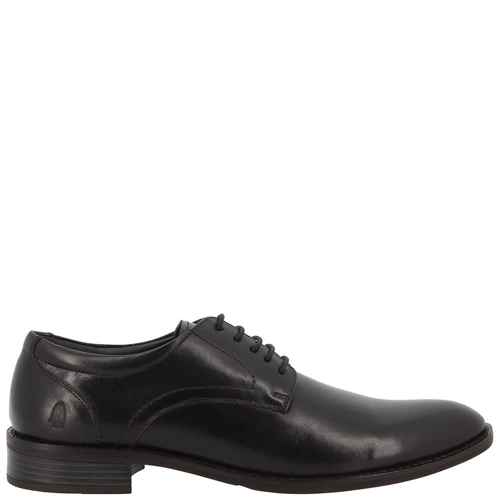 Hush Puppies Mens Rowan Cow Crest Formal Lace Up Shoe Black