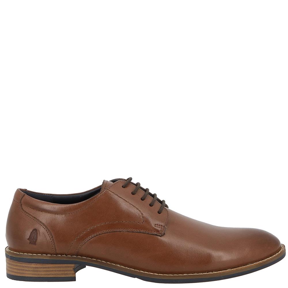 Hush Puppies Mens Rowan Cow Crest Formal Lace Up Shoe Brown