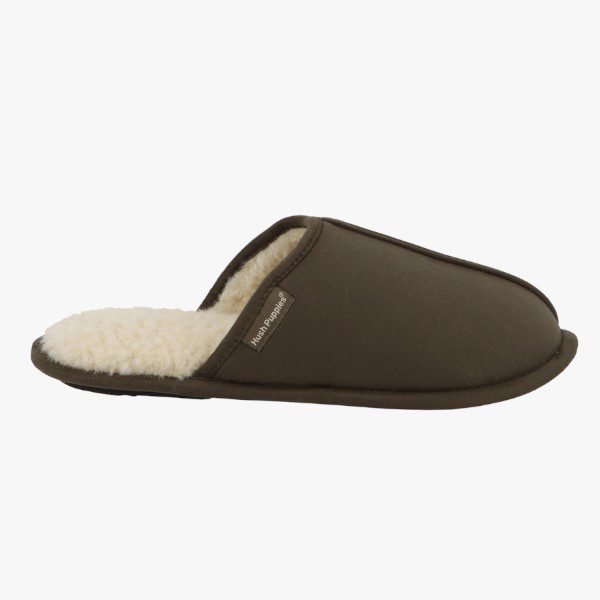 Hush Puppies Mens Martin Slippers Dark Green