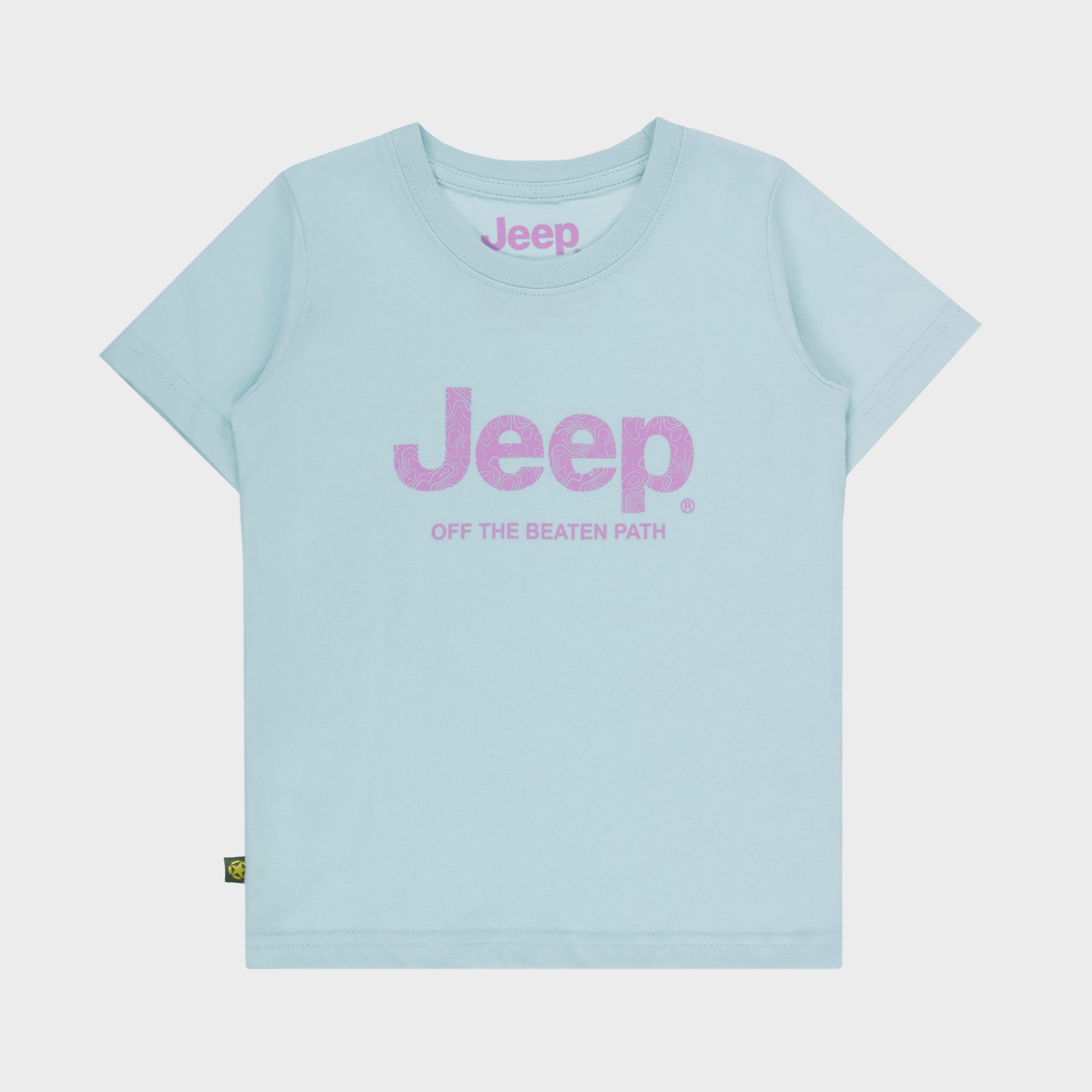 Jeep Girls Icon Logo Tee Ice Blue