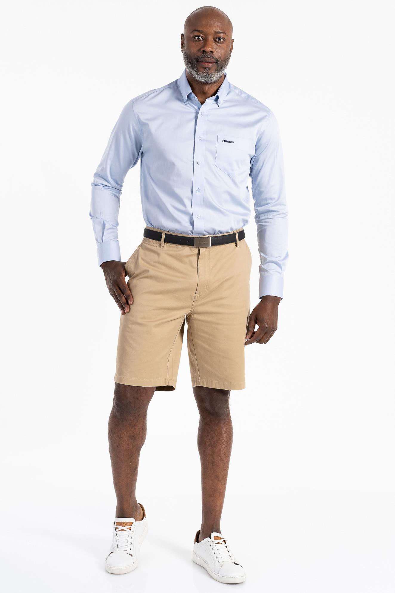 Pringle Mens William Classic Long Sleeve Shirt Light Blue                                   >241-160