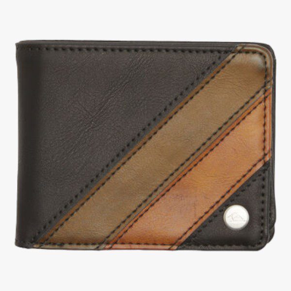 Quiksilver Mens Triple Parch Trifold Wallet Black
