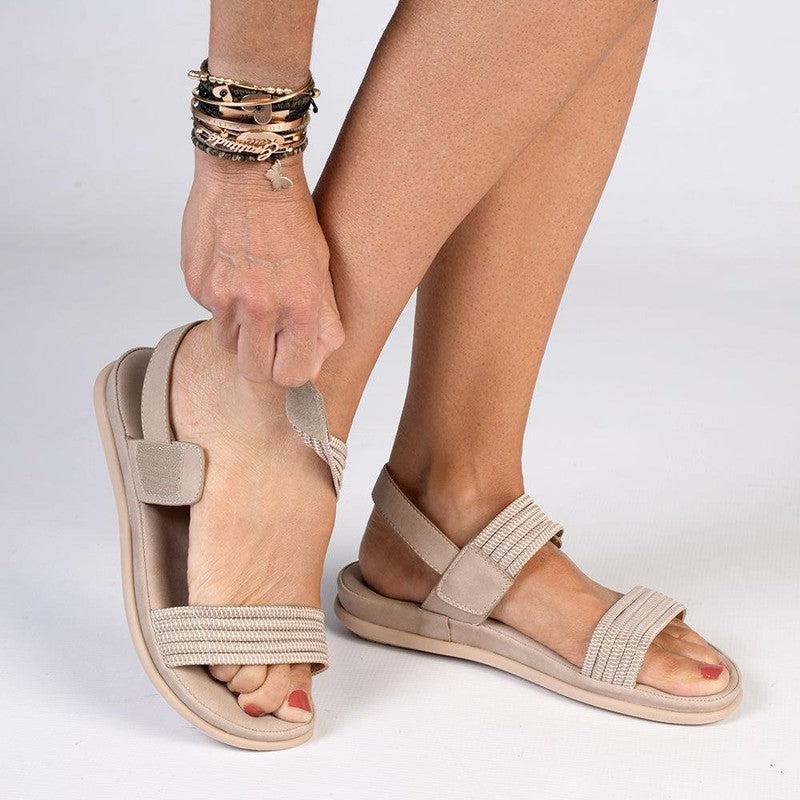 Hush Puppies Womens Irene Sandal Pewter